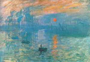 Monet, Impression Sunrise 1872